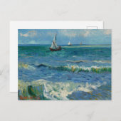 Das Meer am Les Saintes Maries de la Mer | Van Gog Postkarte (Vorne/Hinten)