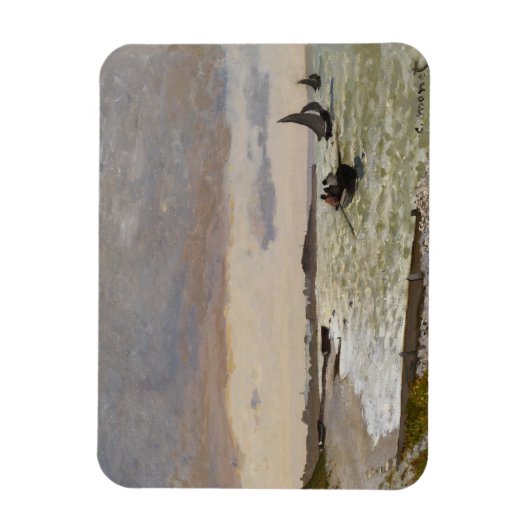 Das Meer an der Sainte-Adresse, 1864 Magnet (Vertikal)