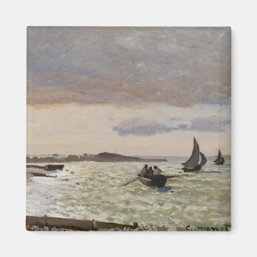 Das Meer an der Sainte-Adresse, 1864 Magnet (Vorne)