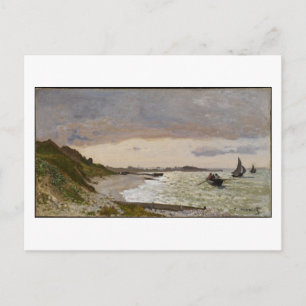 Das Meer an der Sainte-Adresse, 1864 Postkarte