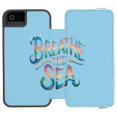 Das Meer atmen Incipio iPhone Geldbeutel-Hülle (Folio Geöffnet)