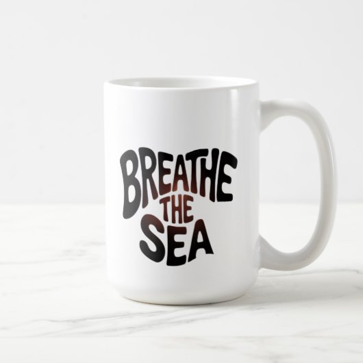 Das Meer atmen Kaffeetasse (Rechts)