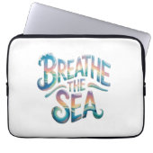 Das Meer atmen Laptopschutzhülle (Vorderseite)