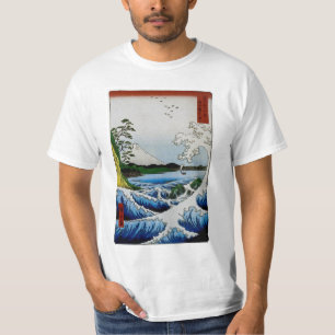Das Meer bei Satta in der Provinz Suruga, 1858 T-Shirt