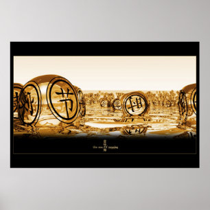 das Meer der Bedeutung Poster