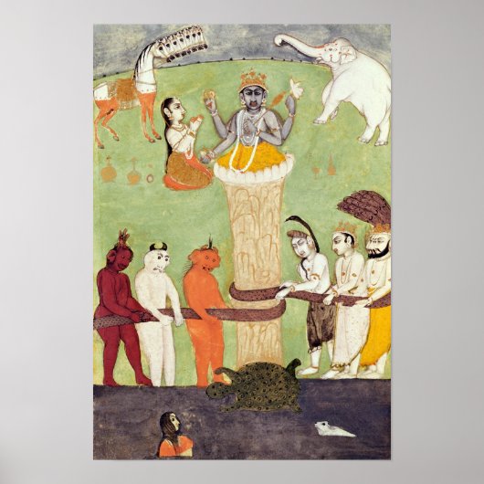 Das Meer der Milch im 15. und 17. Jahrhundert Poster (Vorne)