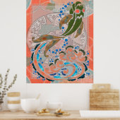 Das Meer des Friedens Poster (Küche)