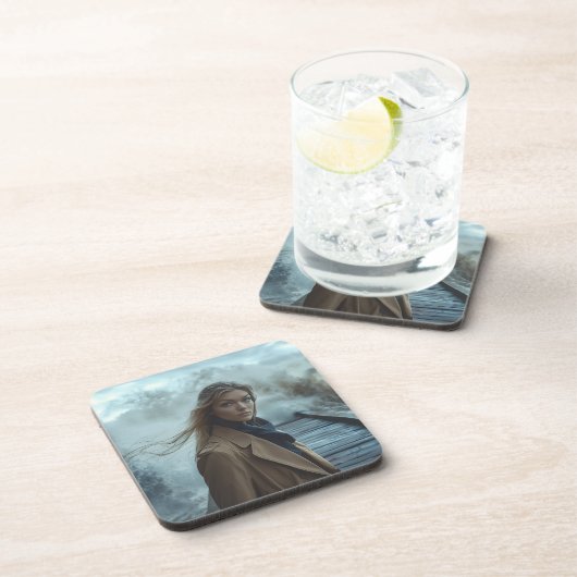 Das Meer Getränkeuntersetzer (Rechte Seite)