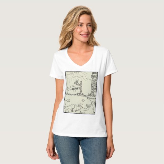 Das Meer Hare T-Shirt (Vorderseite Vollansicht)