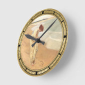 Das Meer Hath seine Perlen Runde Wanduhr (Winkel)