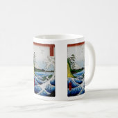 Das Meer in der Provinz Suruga, 1858 Kaffeetasse (VorderseiteRechts)