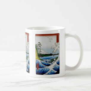 Das Meer in der Provinz Suruga, 1858 Kaffeetasse