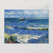 Das Meer in Saintes Maries de la Mer, Van Gogh Pos Postkarte (Vorderseite)