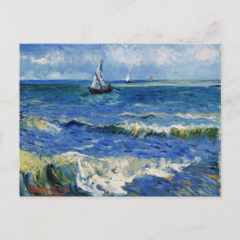 Das Meer in Saintes Maries de la Mer, Van Gogh Pos Postkarte