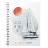 Das Meer ist für mich Motivierend Notizblock (Vorderseite)