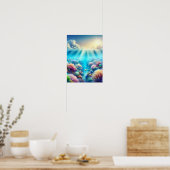 Das Meer ist mein glücklicher Ort Poster (Küche)