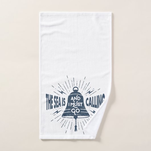 Das Meer nennt nautisch Badhandtuch Set (Handtuch)