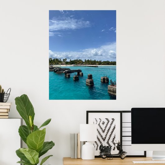 Das Meer Poster (Heimbüro)