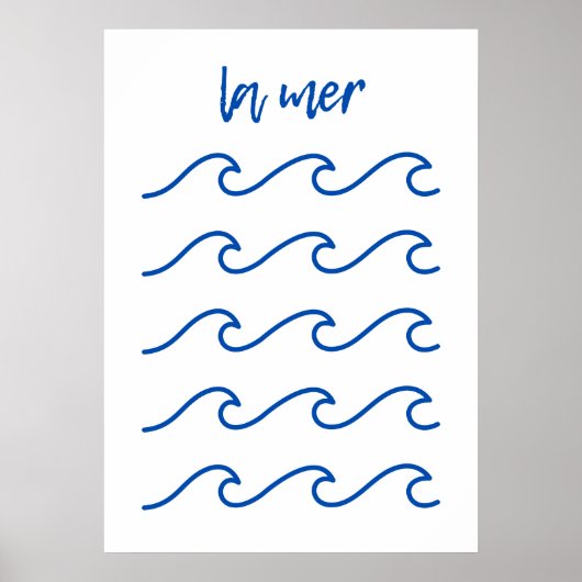 Das Meer Poster (Vorne)