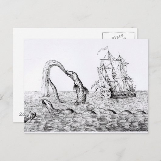 Das Meer Postkarte (Vorne/Hinten)