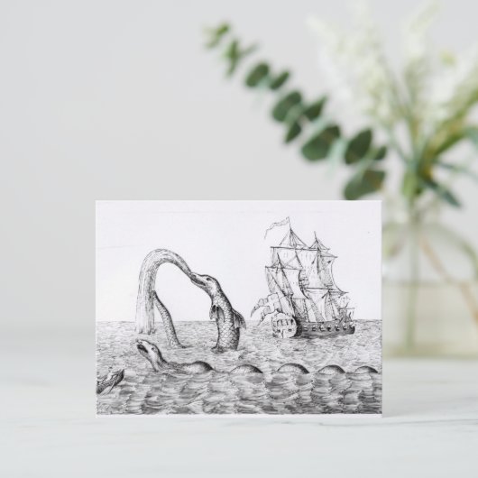 Das Meer Postkarte (Stehend Vorderseite)