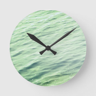 das Meer Runde Wanduhr