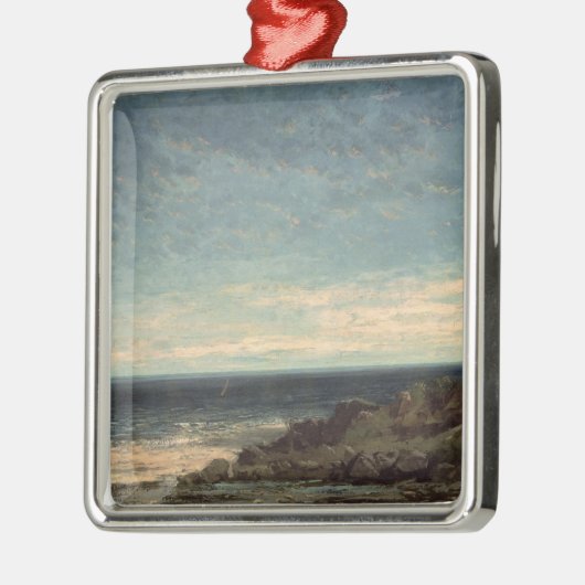Das Meer Silbernes Ornament (Links)