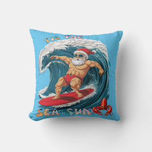 Das Meer-Sonne - Surfen im Santa Kissen
