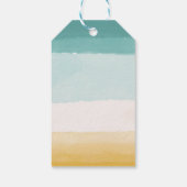 Das Meer und die Gruß Geschenkanhänger (Rückseite)