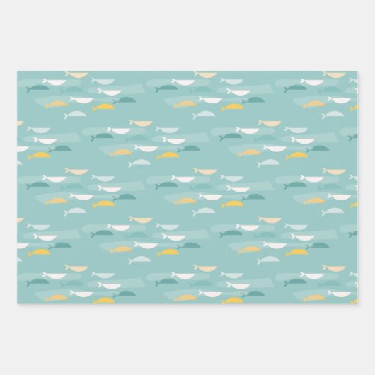 Das Meer und die Gruß Geschenkpapier Set (Vorderseite 2)