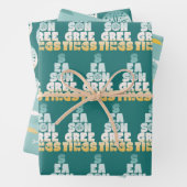 Das Meer und die Gruß Geschenkpapier Set (Beispiel)