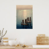 Das Meer von Hiroshi Yoshida Poster (Küche)