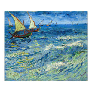 Das Meer von Saintes-Maries von Vincent van Gogh Fotodruck