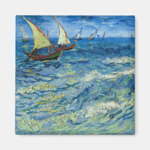 Das Meer von Saintes-Maries von Vincent van Gogh Magnet