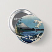 Das Meer vor Satta in der Provinz Suruga, Hiroshig Button (Vorne & Hinten)