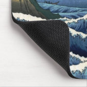 Das Meer weg von Satta in Suruga Provinz, Mousepad (Ecke)