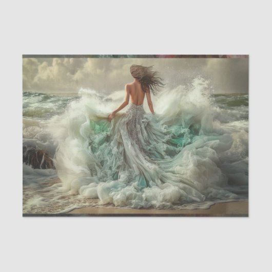 Das Meer wird ihr Seidenpapier (Vorderseite)