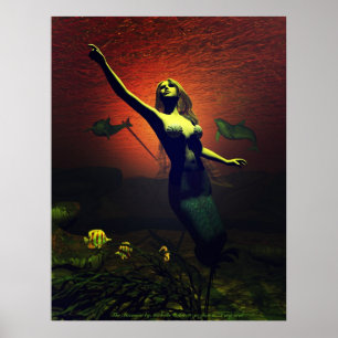 Das Meerjunggebäck von Michelle Wilder Poster