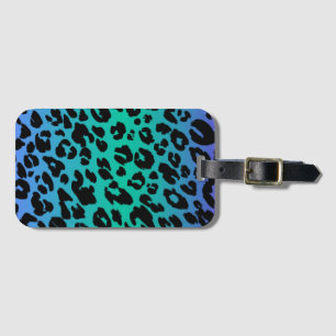 Das mehrfarbige Leopard-Design 6 Gepäckanhänger