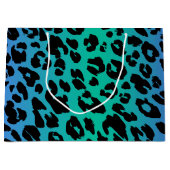 Das mehrfarbige Leopard-Design 6 Große Geschenktüte (Vorderseite)