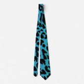 Das mehrfarbige Leopard-Design 6 Krawatte (Rückseite)