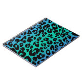 Das mehrfarbige Leopard-Design 6 Notizblock (Linke Seite)