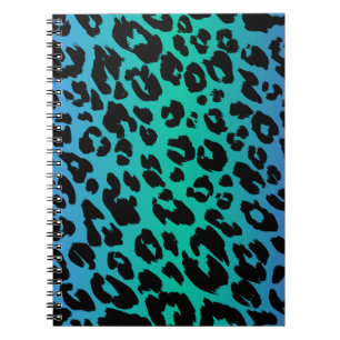 Das mehrfarbige Leopard-Design 6 Notizblock