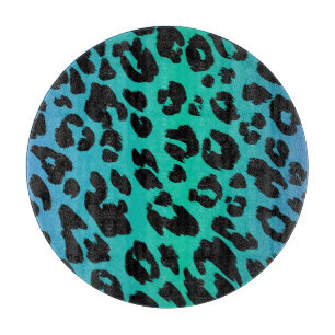 Das mehrfarbige Leopard-Design 6 Schneidebrett