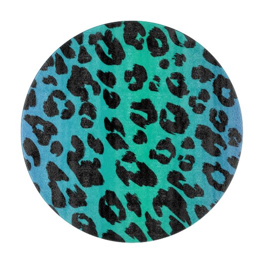 Das mehrfarbige Leopard-Design 6 Schneidebrett (Vorderseite)