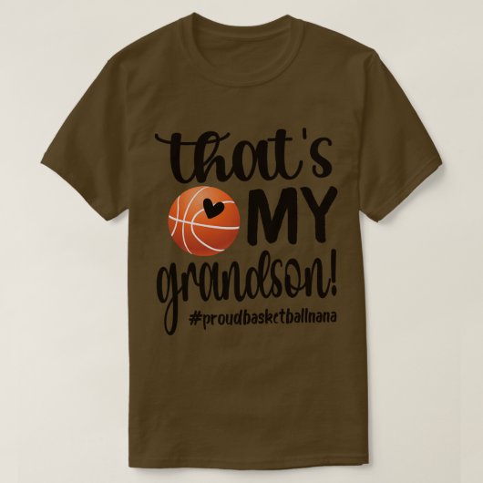 Das meine Großmutter Basketball Nana Basketball Gr T-Shirt (Design vorne)