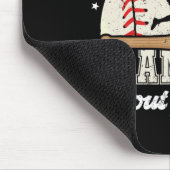 Das meine Großmutter da draußen Baseball Großmutte Mousepad (Ecke)