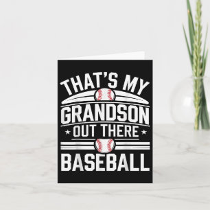 Das meine Großmutter sagte Baseball-Zitat Sayin Karte