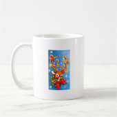 Das meiste schöne Vintage Weihnachtsren Kaffeetasse (Links)