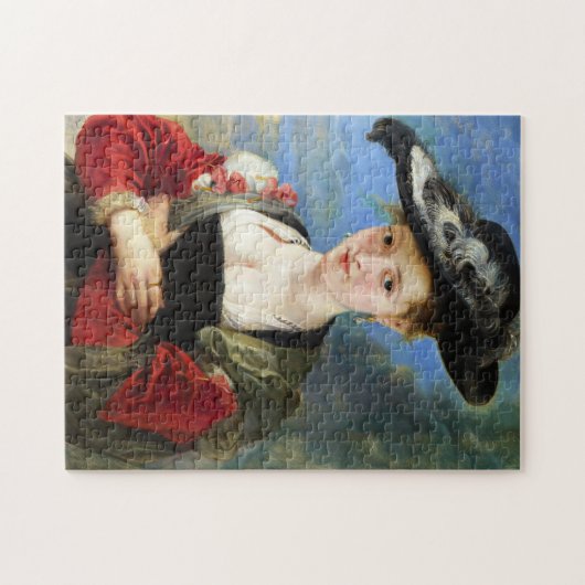 Das Meisterwerk StrohhutPeter Paul Rubens Puzzle (Horizontal)